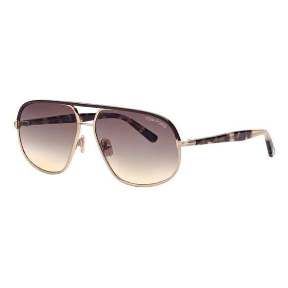 NEW TOM FORD SUNGLASSES TF1019 28F GOLD/ROSE MEN EYEWEAR FT1019/S 28F